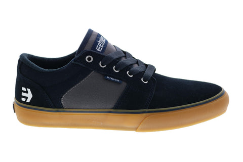 Etnies Barge LS 4101000351413 Mens Blue Suede Skate Inspired Sneakers Shoes
