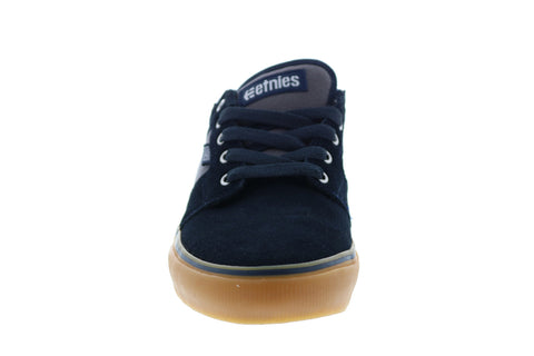 Etnies Barge LS 4101000351413 Mens Blue Suede Skate Inspired Sneakers Shoes