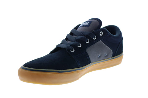 Etnies Barge LS 4101000351413 Mens Blue Suede Skate Inspired Sneakers Shoes
