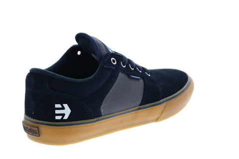 Etnies Barge LS 4101000351413 Mens Blue Suede Skate Inspired Sneakers Shoes