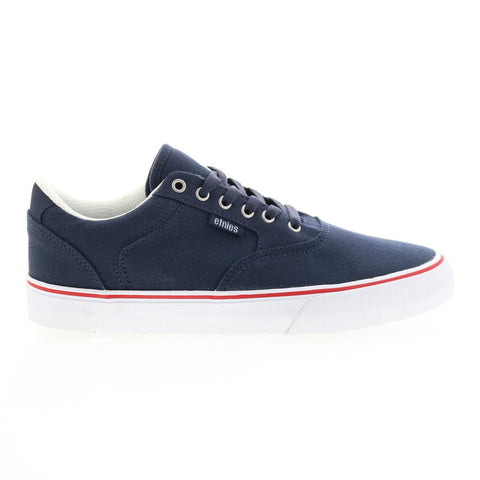 Etnies Blitz 4101000510475 Mens Blue Canvas Skate Inspired Sneakers Shoes