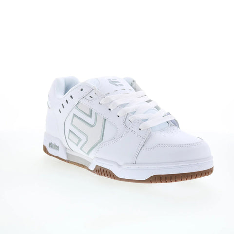 Etnies Faze 4101000537105 Mens White Suede Skate Inspired Sneakers Shoes