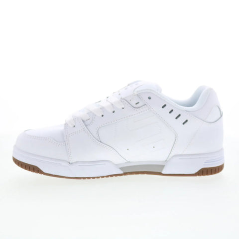 Etnies Faze 4101000537105 Mens White Suede Skate Inspired Sneakers Shoes