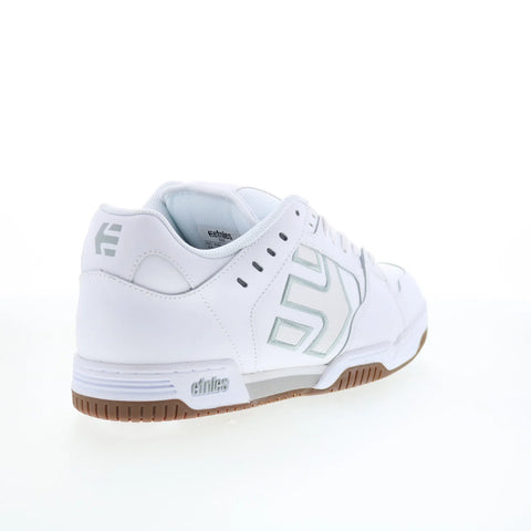 Etnies Faze 4101000537105 Mens White Suede Skate Inspired Sneakers Shoes