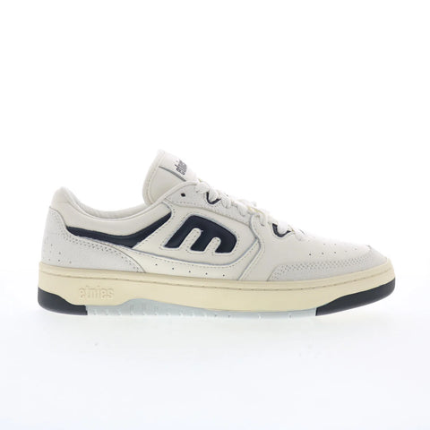 Etnies Loot 4101000584393 Mens White Leather Skate Inspired Sneakers Shoes