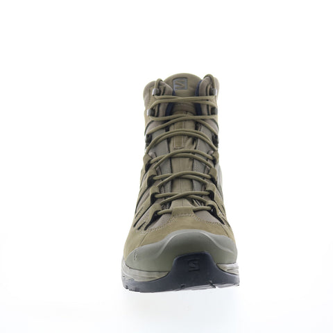 Salomon Quest 4D Forces 2 EN 410151 Mens Green Nubuck Lace Up Tactical Boots
