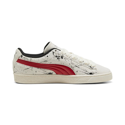Puma Suede Street Fighter Ryu 41064701 Mens White Lifestyle Sneakers Shoes
