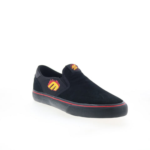 Etnies LO-Cut Slip X Santa Cruz Mens Black Skate Inspired Sneakers Shoes