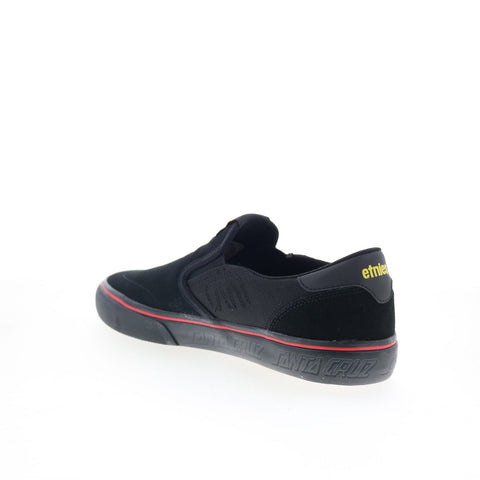 Etnies LO-Cut Slip X Santa Cruz Mens Black Skate Inspired Sneakers Shoes