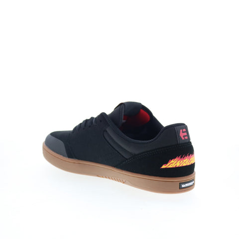 Etnies Marana X Santa Cruz Mens Black Skate Inspired Sneakers Shoes