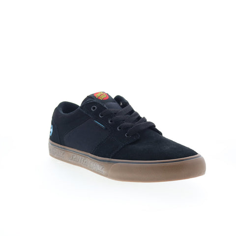 Etnies Barge LS X Santa Cruz Mens Black Skate Inspired Sneakers Shoes