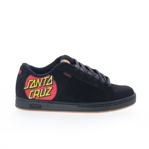 Etnies Kingpin X Santa Cruz Mens Black Skate Inspired Sneakers Shoes