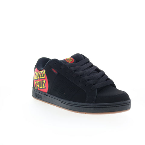 Etnies Kingpin X Santa Cruz Mens Black Skate Inspired Sneakers Shoes