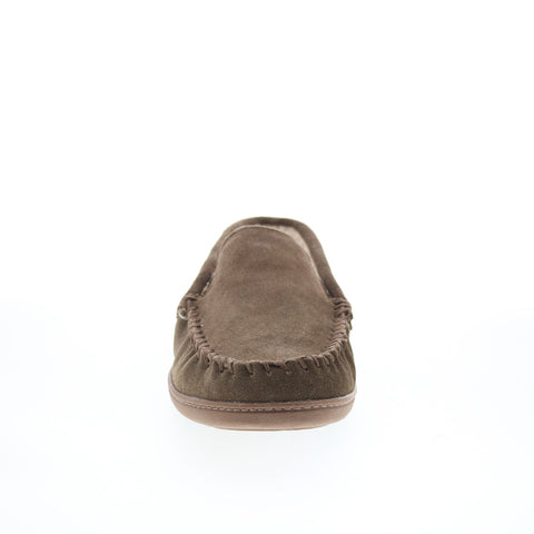 Minnetonka Everyday Venetian 41173-ATB Mens Brown Suede Loafer Slippers Shoes