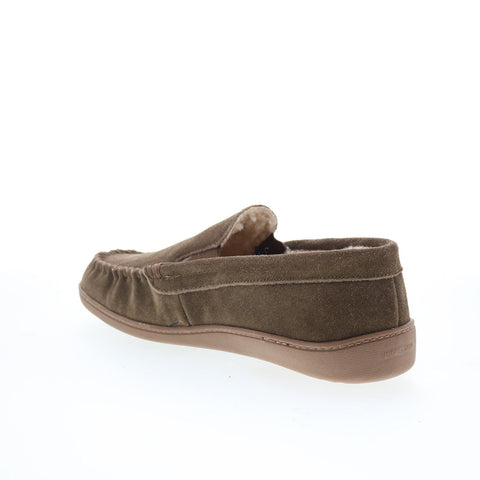 Minnetonka Everyday Venetian 41173-ATB Mens Brown Suede Loafer Slippers Shoes