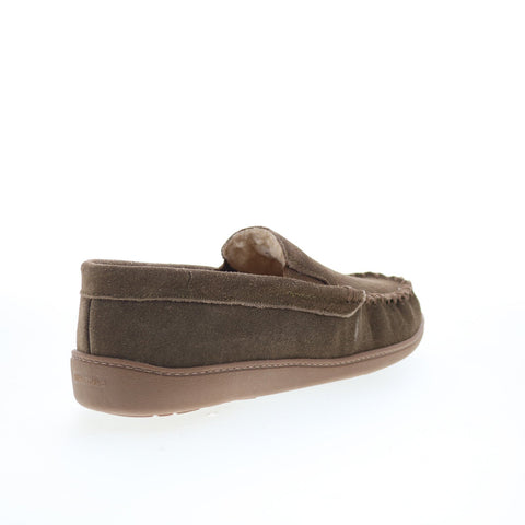 Minnetonka Everyday Venetian 41173-ATB Mens Brown Suede Loafer Slippers Shoes