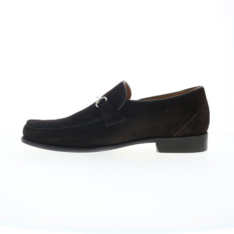 Dino Monti Sergio 41520-6U Mens Brown Wide Loafers & Slip Ons Casual Shoes