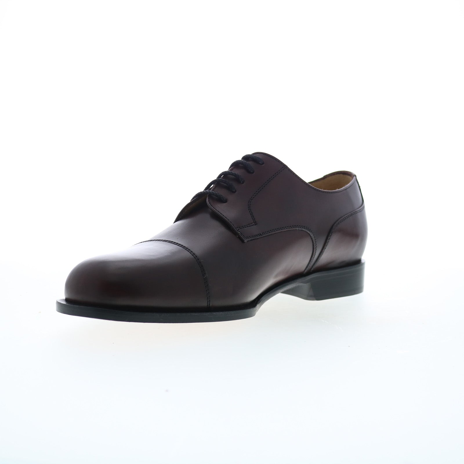 Dino Monti Allen Men\'s Burgundy Lace Ups Cap Toe Shoes Size 13 AA MADE IN ITALY Dino Monti Allen Mens Burgundy Wide Oxfords & Lace Ups Cap  main image 3