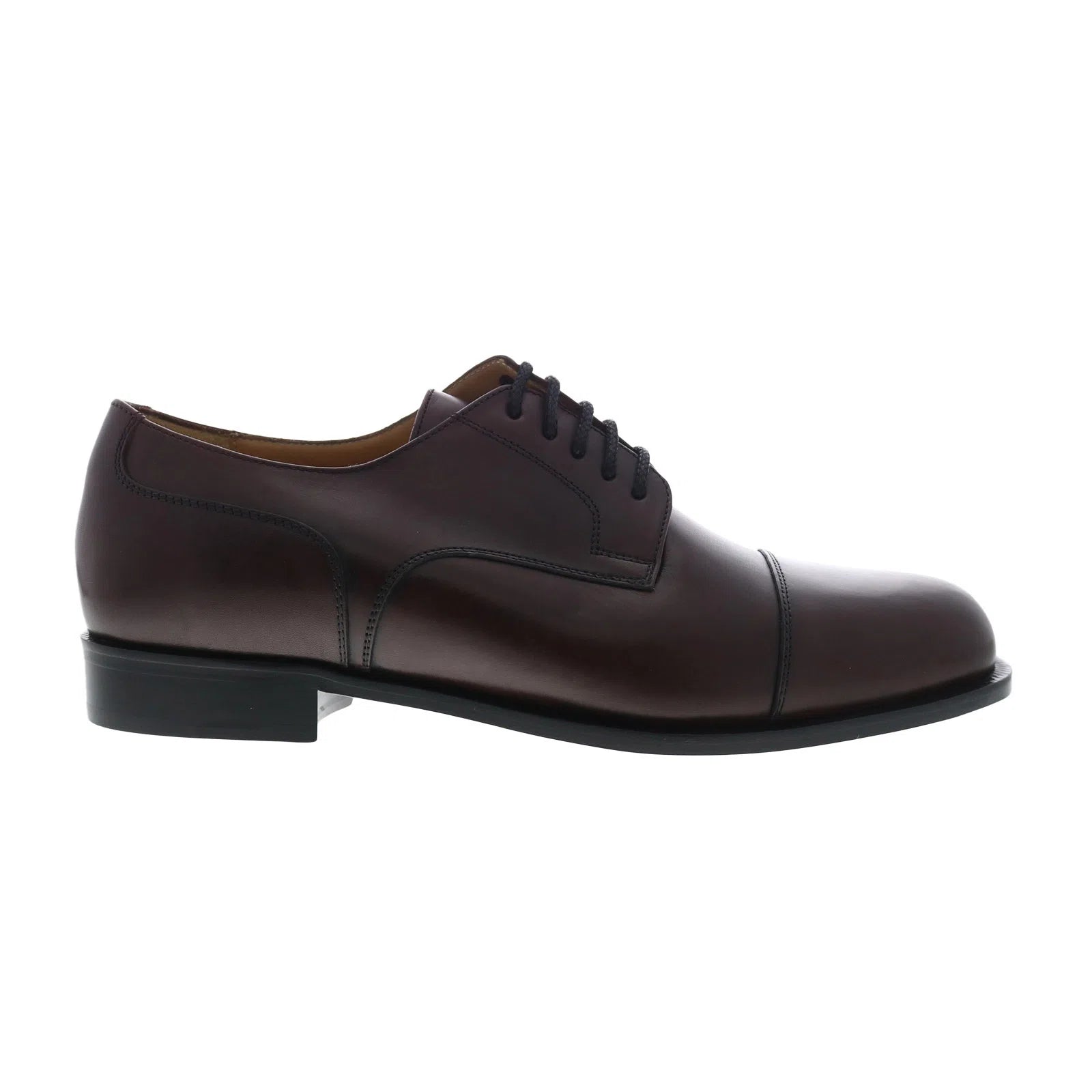 Dino Monti Allen Men\'s Burgundy Lace Ups Cap Toe Shoes Size 13 AA MADE IN ITALY Dino Monti Allen Mens Burgundy Wide Oxfords & Lace Ups Cap  main image 4