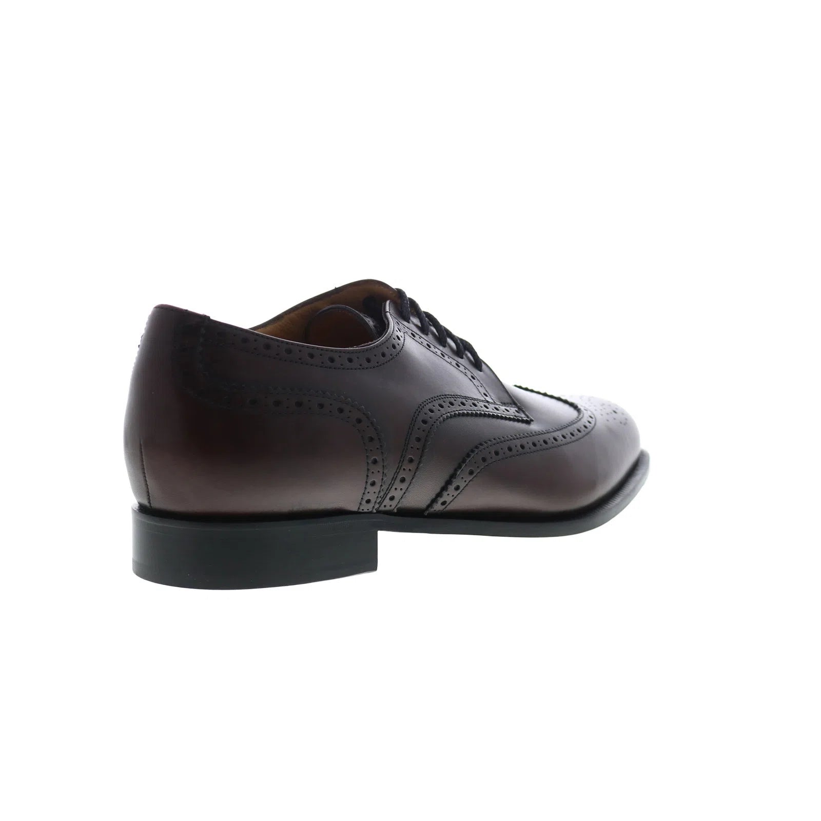 Dino Monti Italy Black Leather Wingtip‎ Brogue Dress Shoes Mens 9.5 D Oxford Allen Edmonds Alumnus Black Leather Wingtip Brogue Oxford  main image 4