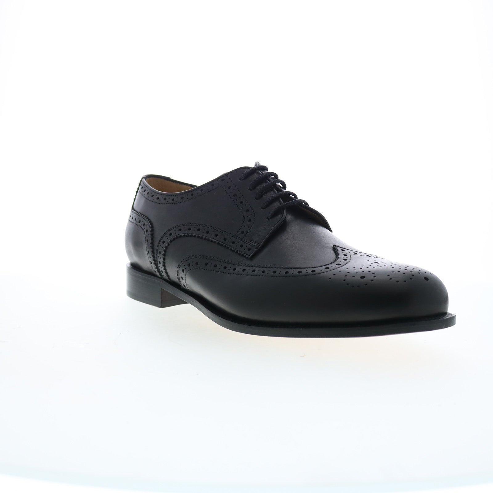 Dino Monti Alpha Mens Black Oxfords & Lace Ups Wingtip 