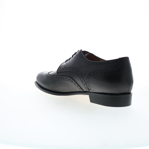Dino Monti Alpha Mens Black Oxfords & Lace Ups Wingtip & Brogue Shoes
