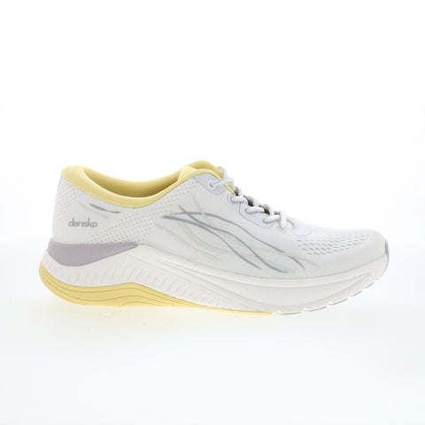 Dansko Pace 4205-011717 Womens White Canvas Lifetsyle Sneakers Shoes