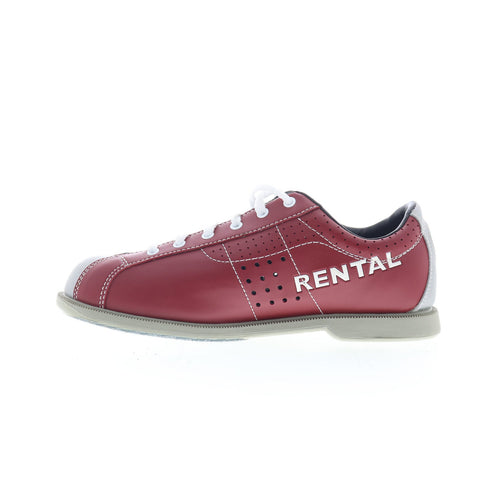 Dexter 422-08 Mens Blue Leather Lace Up Athletic Bowling Shoes