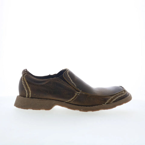 Bed Stu Phantom 3029081 Mens Brown Leather Loafers & Slip Ons Casual Shoes