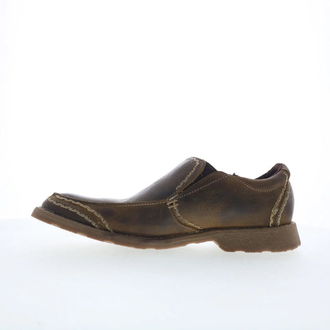 Bed Stu Phantom 3029081 Mens Brown Leather Loafers & Slip Ons Casual Shoes