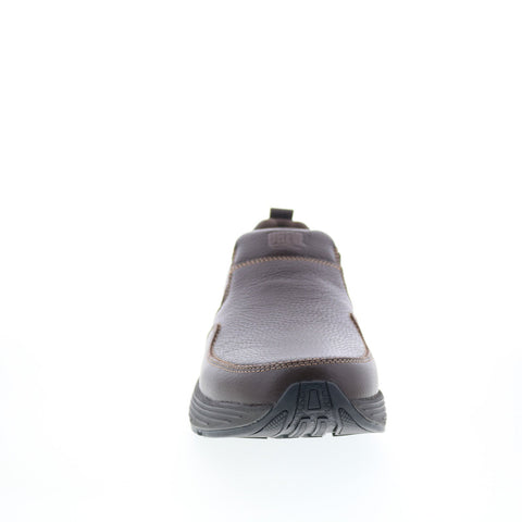 Drew Match 43001-64 Mens Brown Wide Leather Sneakers Lifestyle Shoes