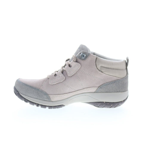 Dansko Pearla 4360-797800 Womens Gray Suede Lace Up Casual Dress Boots