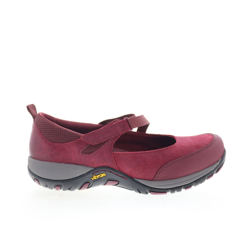 Dansko Primrose Burnished 4363-880200 Womens Burgundy Mary Jane Flats Shoes