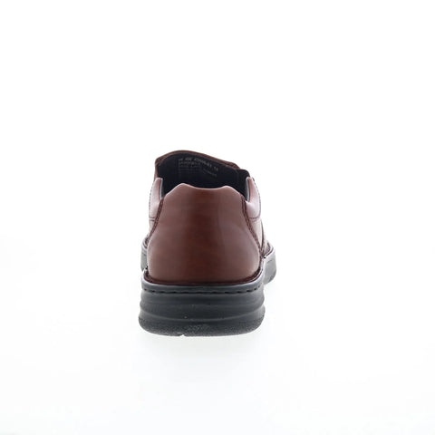 Drew Fairfield 43906-83 Mens Burgundy Extra Wide 4E Loafers Casual Shoes
