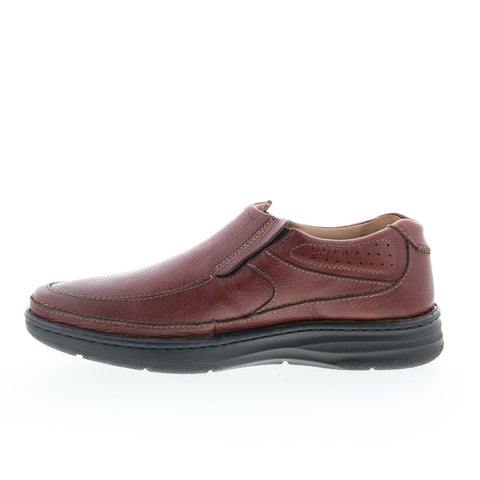 Drew Bexley 43919-60 Mens Brown Leather Slip On Lifestyle Sneakers Shoes