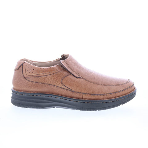 Drew Bexley 43919-80 Mens Brown Extra Wide Loafers & Slip Ons Casual Shoes