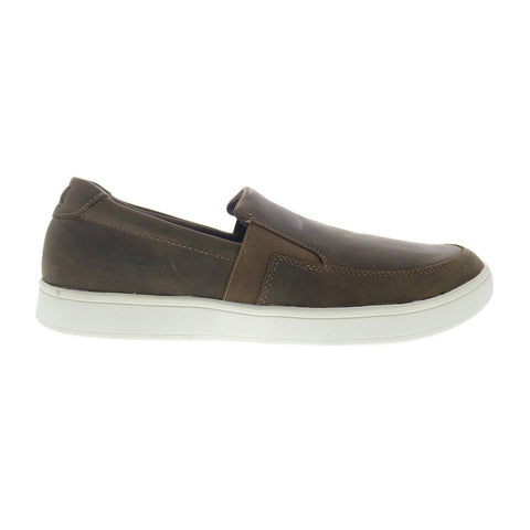 Drew Jump 43949-6f Mens Brown Leather Loafers & Slip Ons Casual Shoes