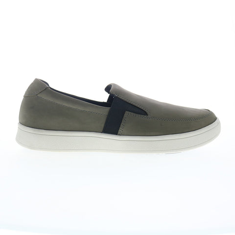Drew Jump 43949-9T Mens Gray Wide Leather Loafers & Slip Ons Casual Shoes