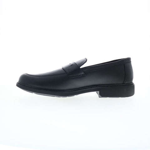 Drew Essex 43950-14 Mens Black Wide Leather Loafers & Slip Ons Penny Shoes