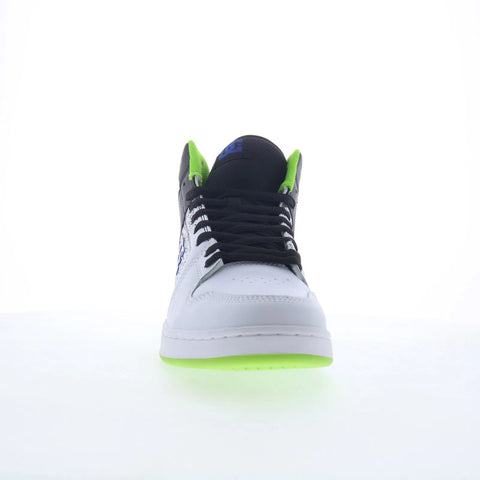 DC 43I Manteca 4 HI Mens Black Leather Lace Up Skate Inspired Sneakers Shoes