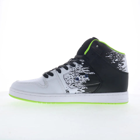 DC 43I Manteca 4 HI Mens Black Leather Lace Up Skate Inspired Sneakers Shoes