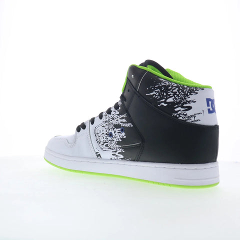 DC 43I Manteca 4 HI Mens Black Leather Lace Up Skate Inspired Sneakers Shoes