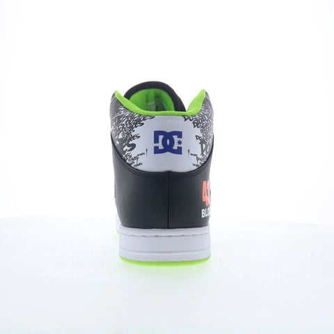 DC 43I Manteca 4 HI Mens Black Leather Lace Up Skate Inspired Sneakers Shoes