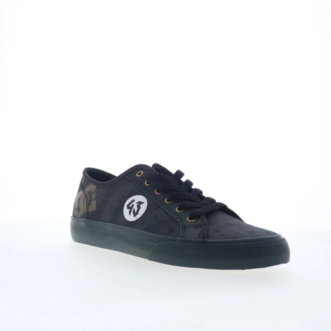 DC 43I Manual DC02960025-GRYBLK Mens Gray Skate Inspired Sneakers Shoes
