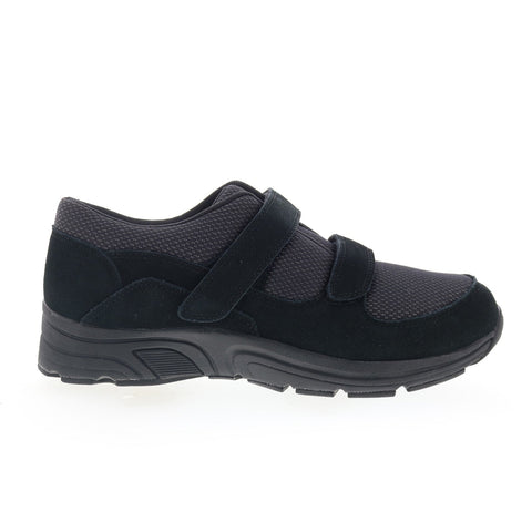 Drew Win 44001-19 Mens Black Suede Slip On Lifestyle Sneakers Shoes