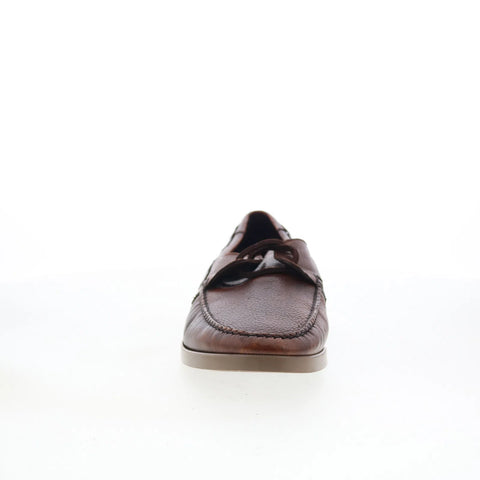 T.B. Phelps 4515-9-100 Mens Brown Leather Loafers & Slip Ons Casual Shoes
