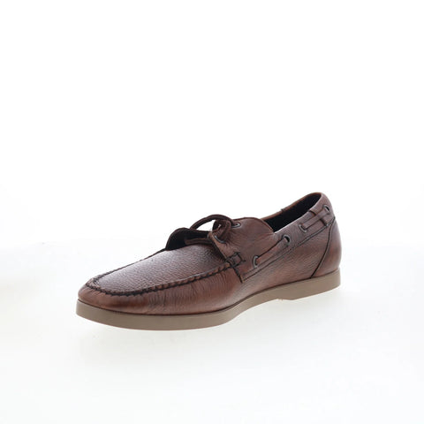 T.B. Phelps 4515-9-100 Mens Brown Leather Loafers & Slip Ons Casual Shoes