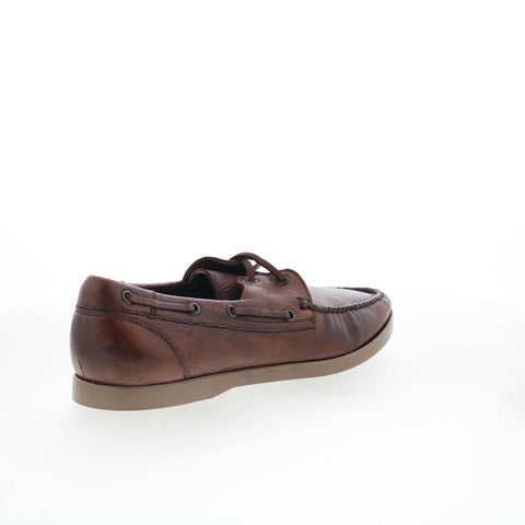 T.B. Phelps 4515-9-100 Mens Brown Leather Loafers & Slip Ons Casual Shoes