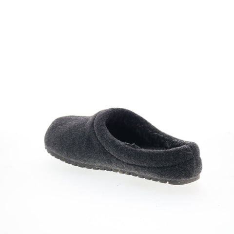 Minnetonka Corbin Slipper 45355-CHR Mens Gray Canvas Clogs Slippers Shoes