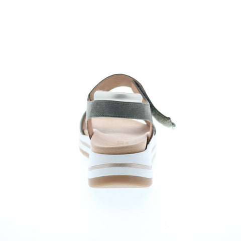 Gabor 46-761-34 Womens Green Strap Sandals Shoes